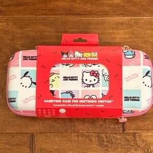 Sanrio Hello Kitty Nintendo Switch Carrying Case - Red, Pink, White, Blue